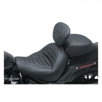 Neuer Mustang Touring Solo Sitz ohne Rückenlehne schwarz 18-20 Softail
