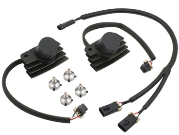 ACCEL STEAHLT SUPERCOIL ZÜNSPULEN MIT ZYLINDERKOPF-COVER BLACK OPS FAT BOB UND ALLE TWIN CAM AB 08