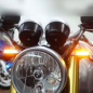 Preview: *4 TAGE EXTRA TRANSITZEIT* HeinzBikes, ZC-Line Classic LED-Gabel-Blinker-Set. Silber