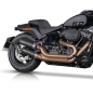 Preview: V Performance, „Tracker“ Slip-On-Auspuffanlage für Fat Bob. Schwarz  Softail: 21-24 FXFBS Fat Bob 114