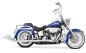Preview: FULL EXHAUST SYSTEM 2-2 DESPERADO FISHTAIL FOR SOFTAIL - EU APPROVAL