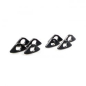 Preview: Colony, cylinder base stud spacers set. Black