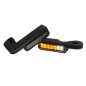 Preview: HeinzBikes, 'Stripes' below bar turn signals. Black anodized