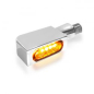 Preview: HeinzBikes, Blokk Line micro LED turn signals. Chrome