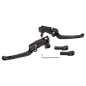 Preview: Rick's Motorcycles, Good Guys brake & clutch lever set Black with ece