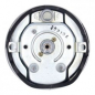 Preview: FL speedo/tachometer, '73-84 face', black. 2:1 KMH