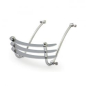 Preview: Front fender rail 'cheese grater'. Chrome