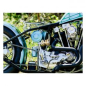 Preview: Paughco, 'Old STF' brass kick pedal. Clear