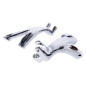 Preview: M8 Softail floorboard to foot peg conversion bracket set