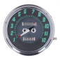 Preview: FL speedometer, '48-61 face', green. 1:1 MPH