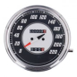 Preview: FL speedometer, '46-47 face', silver/black. 2:1 KMH