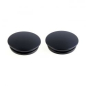 Preview: Cult-Werk, swingarm axle bolt cover kit. Matte black