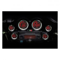 Preview: KOSO, HD-02 6-piece gauge kit for Touring