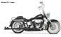 Preview: 2-2 AUSPUFFANLAGE THRUE DUAL FISHTAIL FÜR SOFTAIL MIT EG ABE