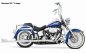 Preview: 2-2 AUSPUFFANLAGE THRUE DUAL FISHTAIL FÜR SOFTAIL MIT EG ABE