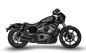 Preview: EXHAUST SYSTEM  2-1-2 SYSTEM “ERAZOR” BLACK / SS STEEL FOR SPORTSTER NIGHTSTER 975  WITH EC ABE  EURO 5