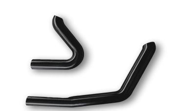 Preview: CLUB STYLE ABGASANLAGE  2-1  "DESTROYER"  SS STEEL BLACK FÜR M8 SOFTAIL MIT EG ABE EURO 4 & 5