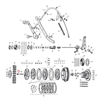 LOCK NUT, CLUTCH ADJUSTING SCREW