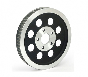 Reproduktion OEM-Stil Rad Riemenscheibe 61T, 1-1/8" Riemen. Schwarz