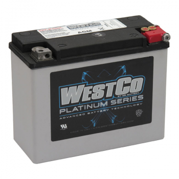 Westco, versiegelte AGM-Batterie. 12 Volt, 20 A, 340 CCA