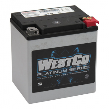 Westco, versiegelte AGM-Batterie. 12 Volt, 26 A, 400 CCA