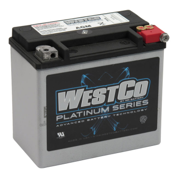 Westco, versiegelte AGM-Batterie. 12 Volt, 19A, 325CCA