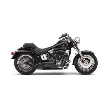 Preview: FULL EXHAUST SYSTEM  "SHORT SWEPT" 2-1-2 FOR  SOFTAIL EU APPROVED