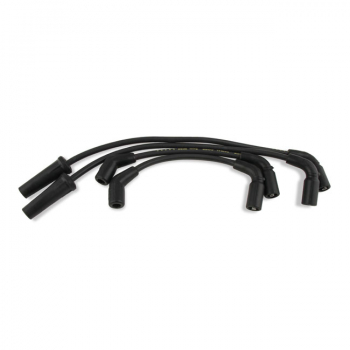Accel, 8mm Ferro Spiral core spark plug wire set. Black