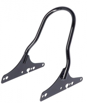 Sissybar Bausatz 10,50" aufrecht Glanz Schwarz