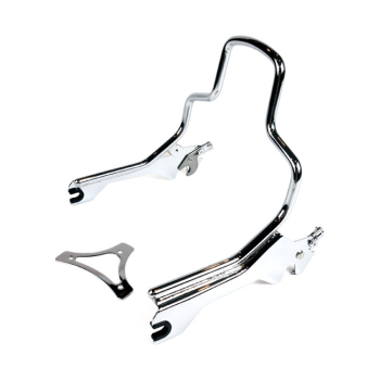 Sissy Bar Kit 8,5" aufrecht. Verchromt.