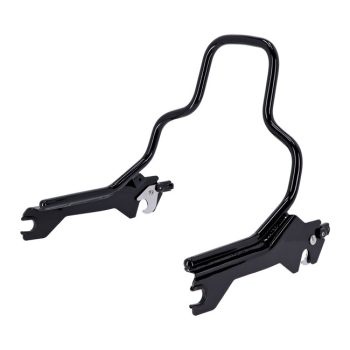 Sissy Bar-Kit 8,5" aufrecht. Glänzend schwarz