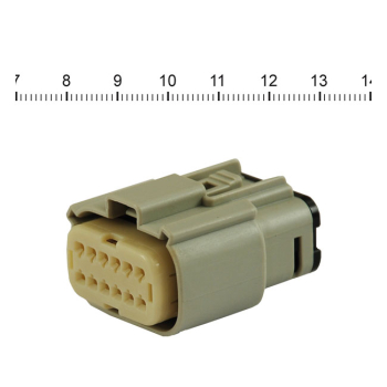 NAMZ, Molex MX-150 Stecker. Grau, Stecker, 12-polig