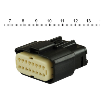 NAMZ, Molex MX-150 Stecker. Schwarz, Stecker, 16-polig