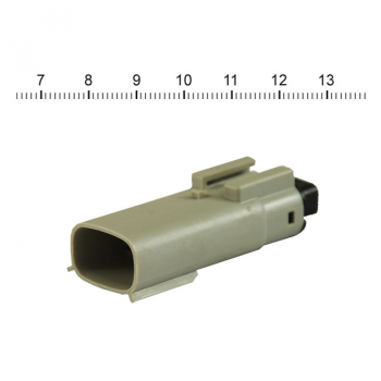 NAMZ, Molex MX-150 Stecker. Grau, buchsenförmig, 3-polig