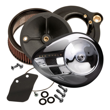 S&S Stealth, Chrom Airstream Luftfilter Kit