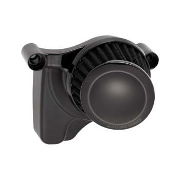 Arlen Ness, M8 Mini 22° Luftfilter-Kit. Ganz schwarz