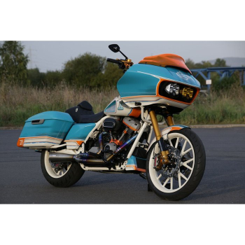 Kodlin, Next Level 2-1 exhaust system. Titanium 17-24 FLT/Touring EG ABE