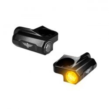 *4 DAYS EXTRA TRANSIT TIME* HeinzBikes, Nano Unterlenkerblinker. Schwarz