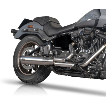 Preview: V Performance, „Revolver” Slip-On-Auspuffanlage. Verchromt 22-24 FXBBS Softail Street Bob, 22-24 FXLRS Softail Lowrider S, 22-24 Softail FXLRST Low Rider ST