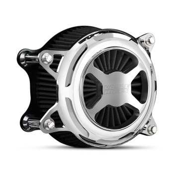 V&H, VO2 X Luftfilter-Kit. Verchromt