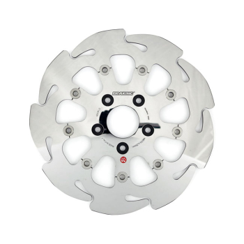 Bremsen schwimmend gelagert 9-Speichen Wave Bremsscheibe 11,5", hinten links TÜV