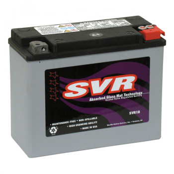 SVR, versiegelte AGM-Batterie. 12 Volt, 22 A, 340 CCA