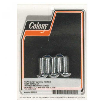 Colony, Satz Bremsscheibenschrauben hinten. Buttonhead