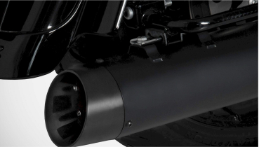 Preview: SLIP ON SCHALLDÄMPFERSATZ PUNISHER BLACK FÜR TOURING 114 CUI 21-22  EURO 5