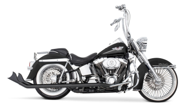 Preview: FULL EXHAUST SYSTEM 2-2 DESPERADO FISHTAIL FOR SOFTAIL - EU APPROVAL