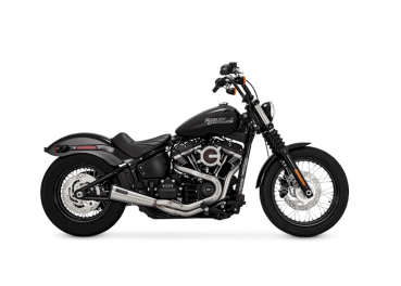 ABGASANLAGE " UPSWEEP"  2-1 EDELSTAHL CLUB STYLE FÜR DYNA MIT EG ABE