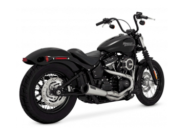 Preview: ABGASANLAGE " UPSWEEP"  2-1 EDELSTAHL CLUB STYLE FÜR DYNA MIT EG ABE