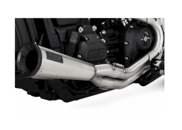 Preview: ABGASANLAGE " UPSWEEP"  2-1 EDELSTAHL CLUB STYLE FÜR DYNA MIT EG ABE