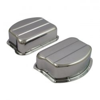 Panhead-Ventildeckel-Set. Verchromt.