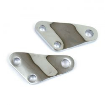 Shovel passenger peg brackets. Chrome